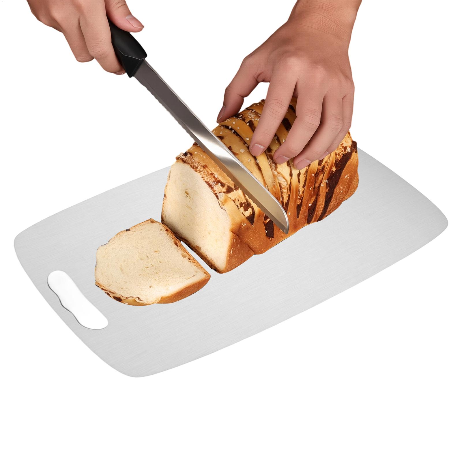 Meal Prep With Chicken - 1.2mm Kalınlığında Paslanmaz Çelik Doğrama Tahtası