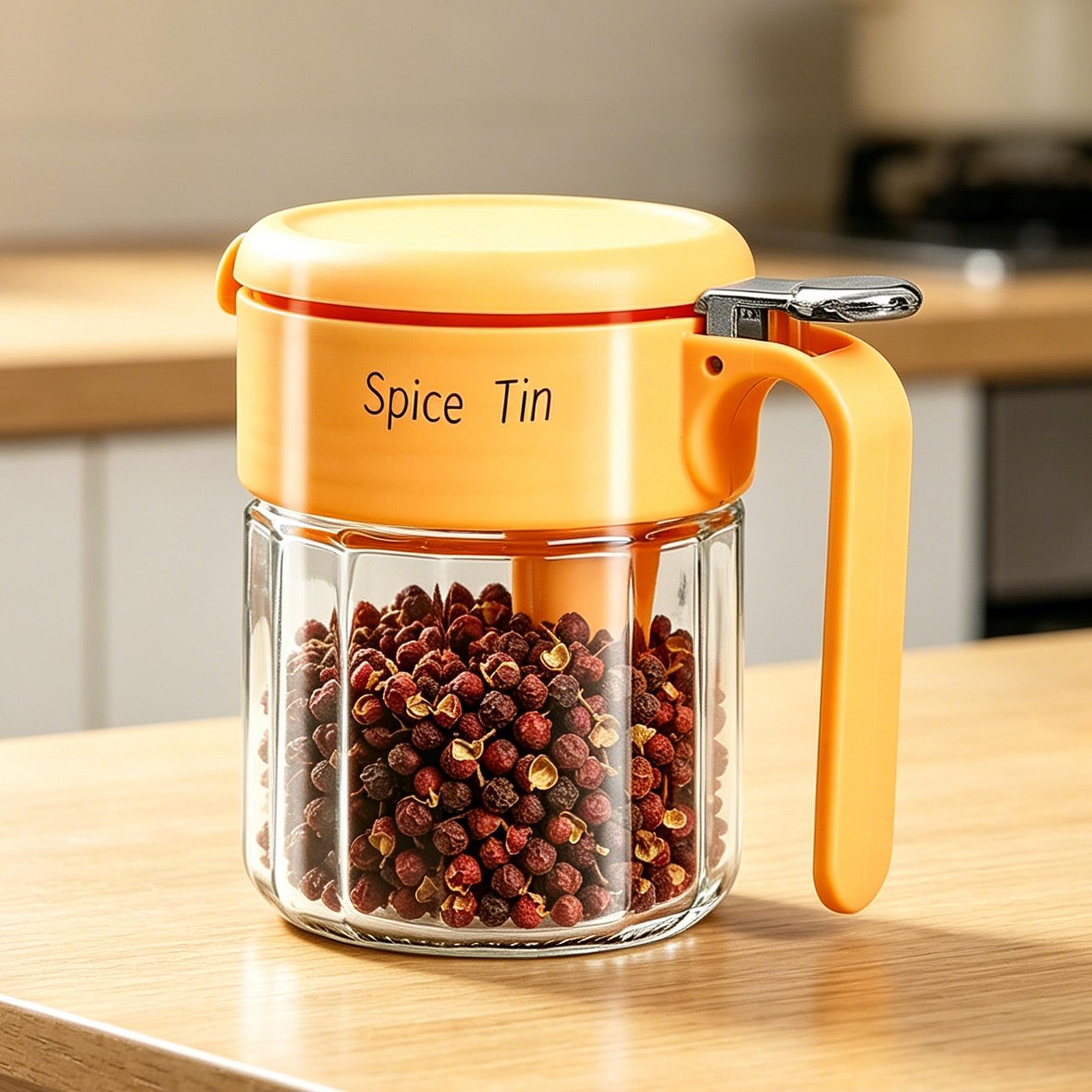 Meal Prep Jars With Lids - Baharat Kabı 400ml Çok Fonksiyonlu Saklama