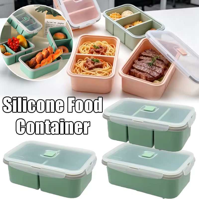 Meal Prep Plan - Mikrodalgada Kullanılabilir Silikon Bento Kutusu, Çorba