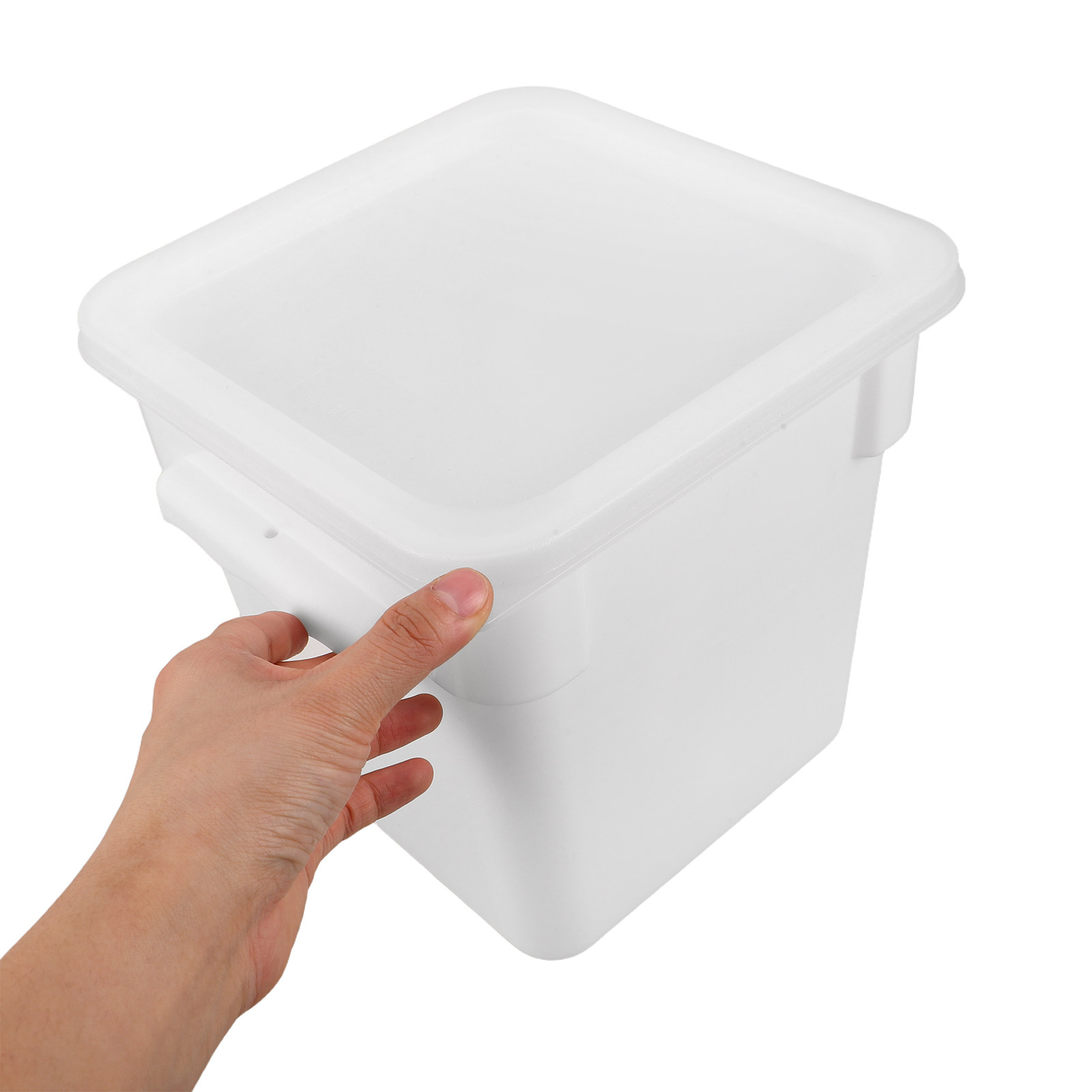 Meal Prep Usa - 8L Büyük Kare Saklama Kabı, Buzdolabı,
