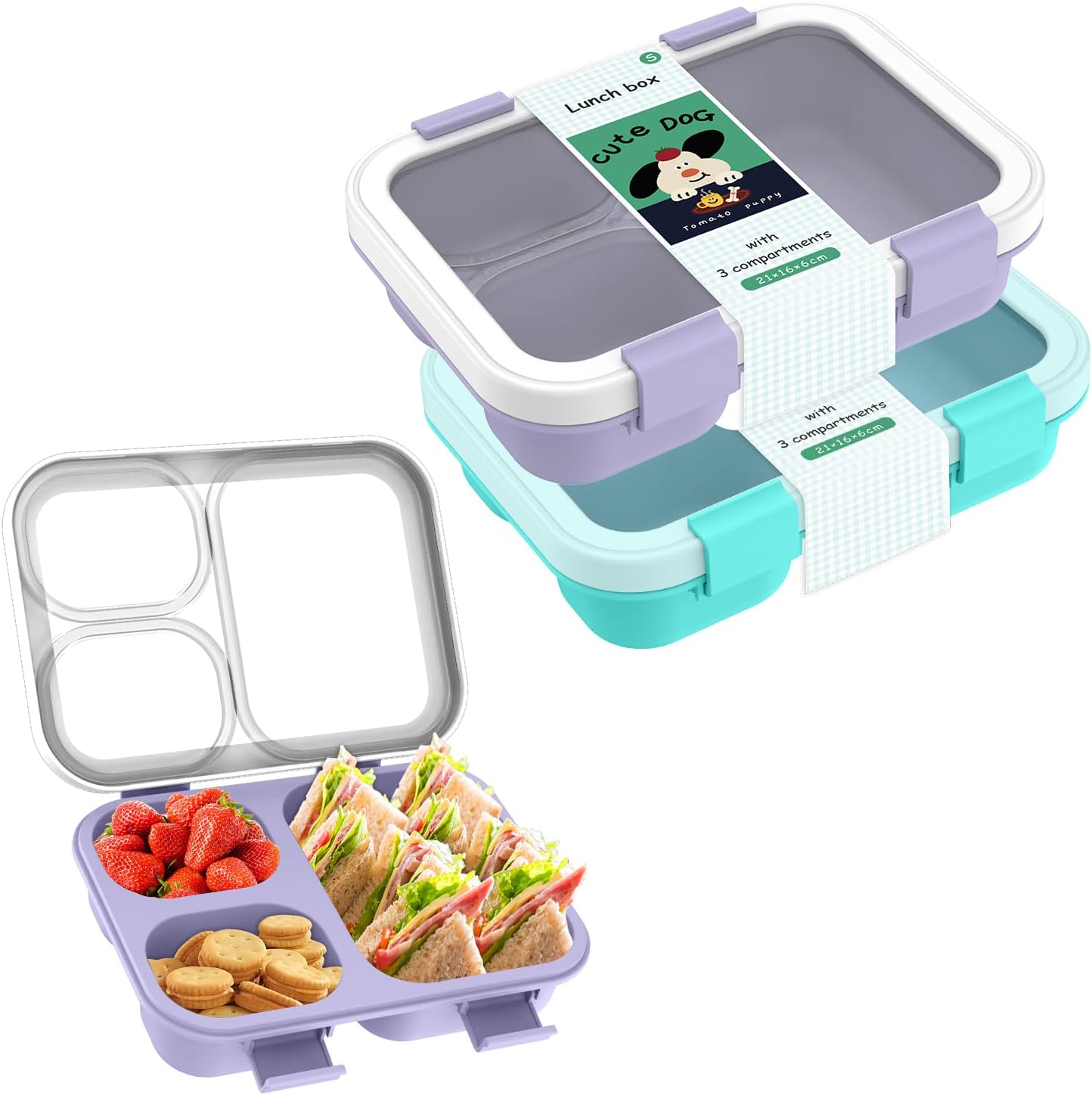 Kapaklı Öğle Yemeği Kutusu 3 B - Meal Prep Jars With Lids incelemesi ve fiyatı