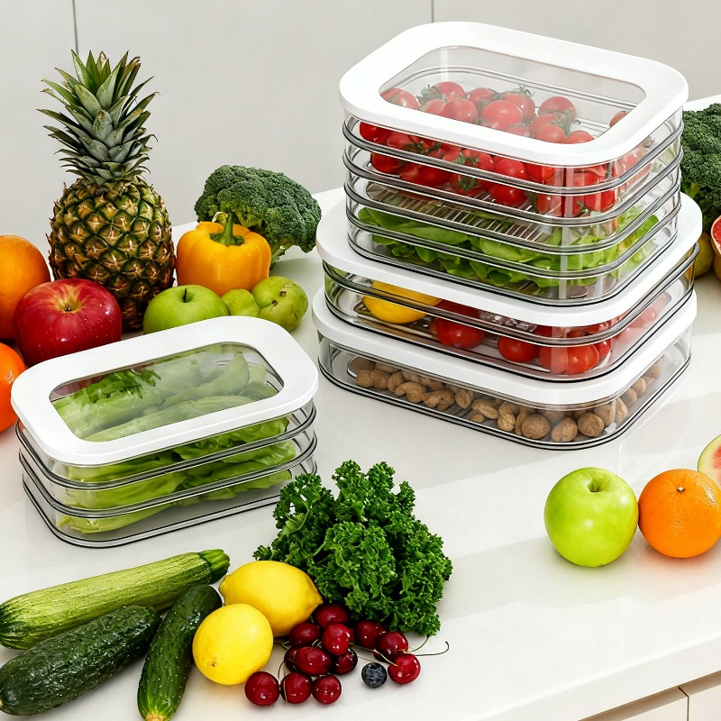 Buzdolabı için Et Kabı, Bacon  - Meal Prep Jars With Lids incelemesi ve fiyatı