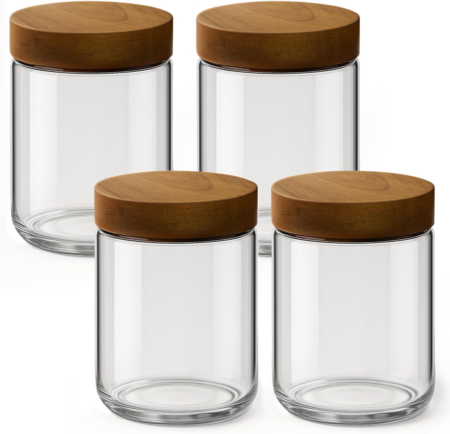 16oz 4'lü Paket Gecelik Yulaf  - Meal Prep Jars With Lids incelemesi ve fiyatı