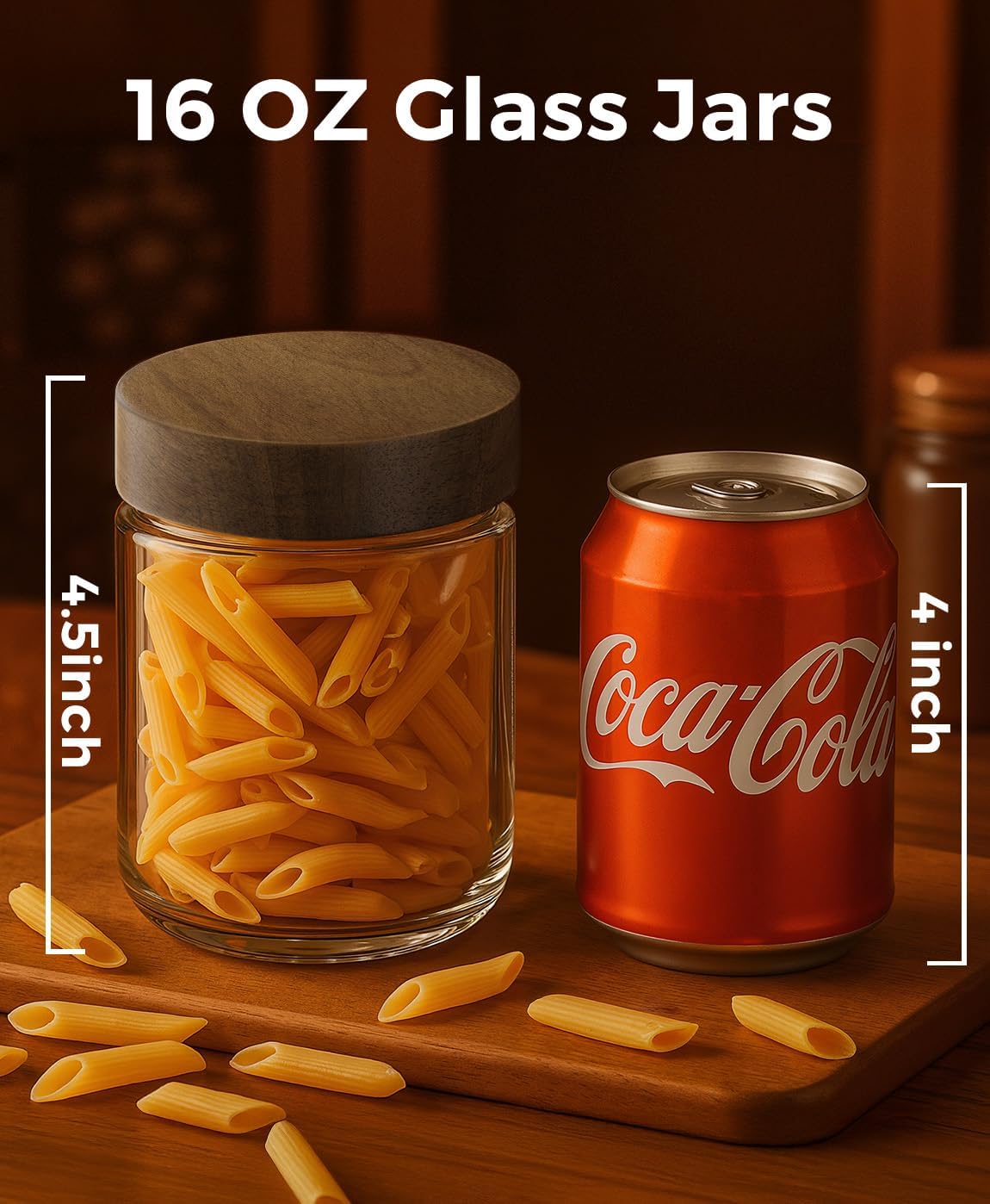 16oz 4'lü Paket Gecelik Yulaf  - Meal Prep Jars With Lids incelemesi ve fiyatı