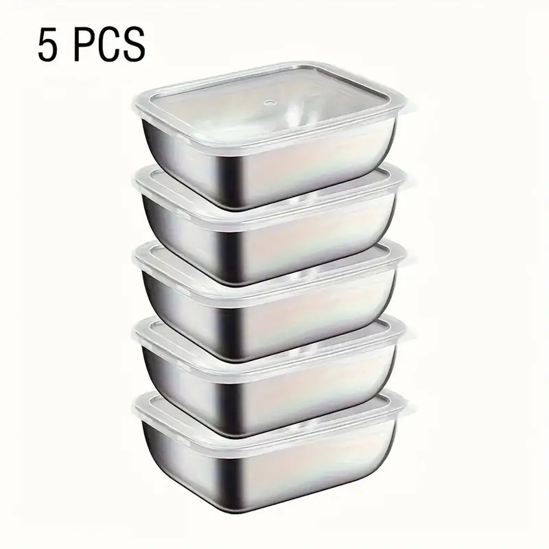 5 Parçalı Paslanmaz Çelik Gıda - Meal Prep Containers Xl incelemesi ve fiyatı