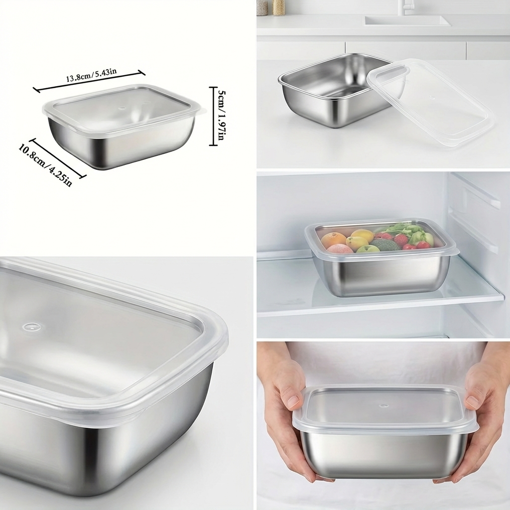 5'li Paslanmaz Çelik Gıda Sakl - Meal Prep Containers Xl incelemesi ve fiyatı