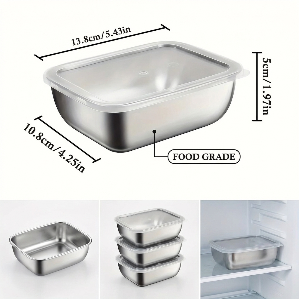 5'li Paslanmaz Çelik Gıda Sakl - Meal Prep Containers Xl incelemesi ve fiyatı