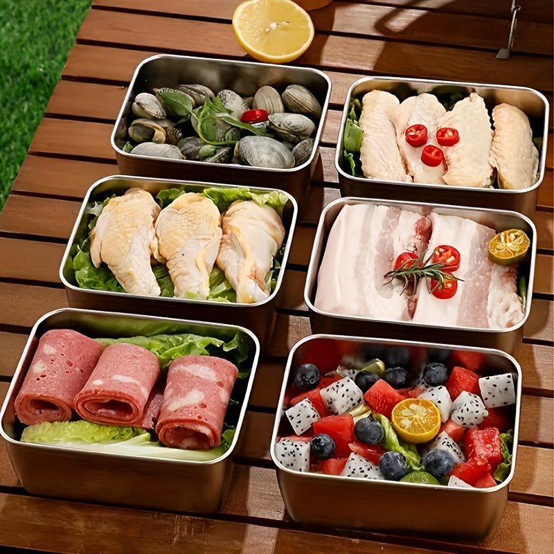 3/5/8 adet Paslanmaz Çelik Gıd - Meal Prep Containers Xl incelemesi ve fiyatı