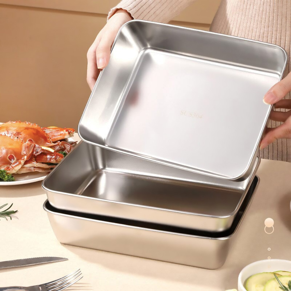 Paslanmaz Çelik Kare Tabak Kal - Meal Prep Containers Xl incelemesi ve fiyatı