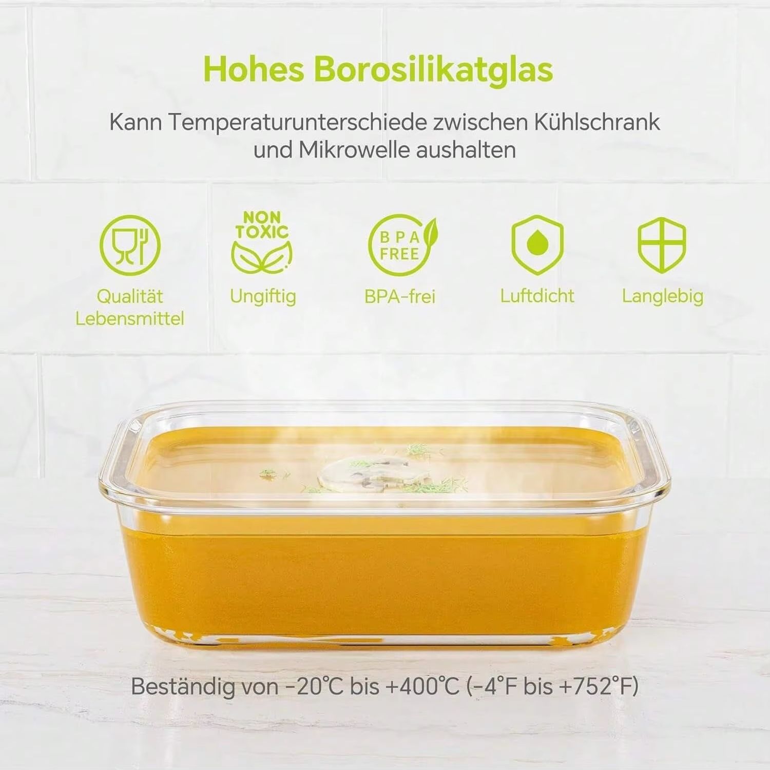 Kapaklı Cam Gıda Saklama Kabı, - Meal Prep Plan incelemesi ve fiyatı