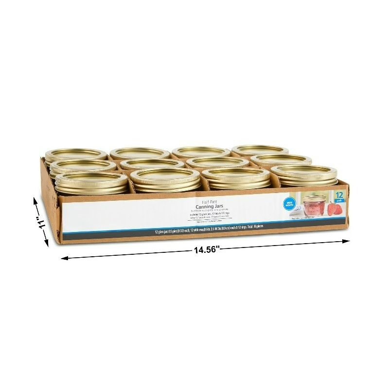 8 oz Mason Kavanozları, Geniş  - Meal Prep Jars With Lids incelemesi ve fiyatı