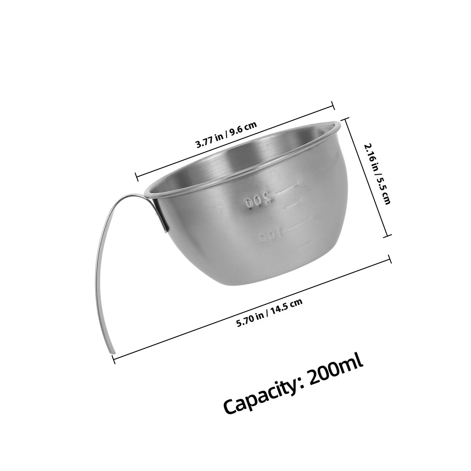 200 ml Paslanmaz Çelik Sos Kab - Meal Prep Usa incelemesi ve fiyatı