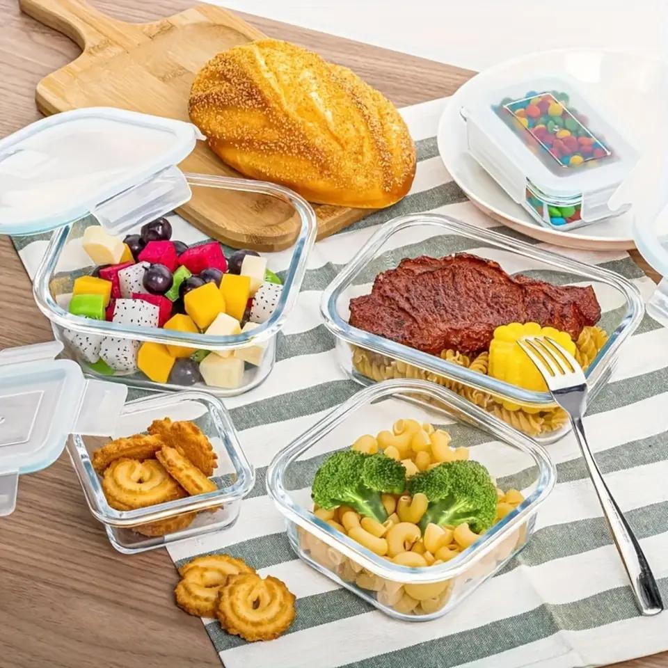 8 adet borosilikat cam gıda sa - Meal Prep Jars With Lids incelemesi ve fiyatı
