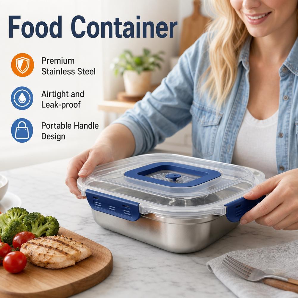 Paslanmaz Çelik Gıda Saklama K - Meal Prep Jars With Lids incelemesi ve fiyatı